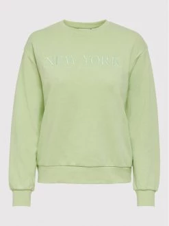 ONLY Γυναίκες Μπλούζες Χωρίς Φερμουάρ Μπλούζα London 15257406 Πράσινο Boxy Fit