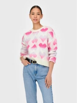 ONLY Γυναίκες Πουλόβερ Laida 15259434 Ροζ Regular Fit