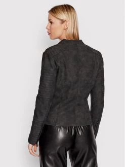 ONLY Γυναίκες Δερμάτινα Μπουφάν Μπουφάν από απομίμηση δέρματος Ava 15102997 Μαύρο Regular Fit -Φτηνός Only Κατάστημα unnamed file 2026