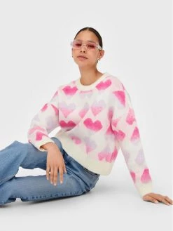 ONLY Γυναίκες Πουλόβερ Laida 15259434 Ροζ Regular Fit -Φτηνός Only Κατάστημα unnamed file 205