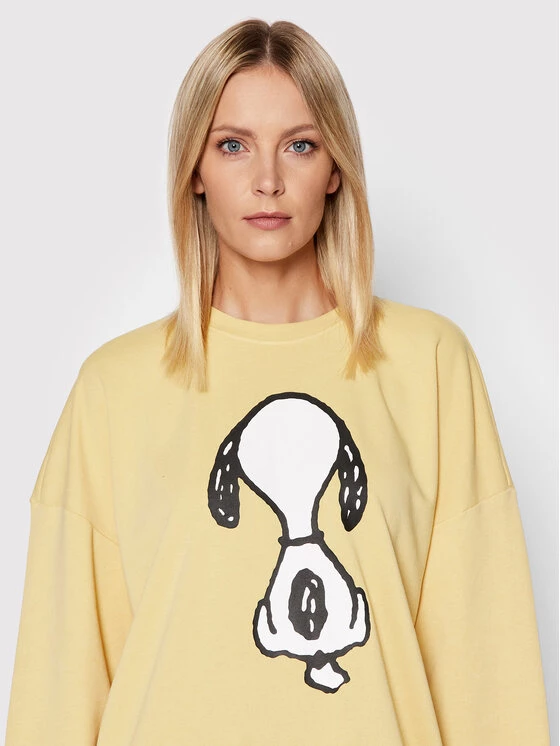 ONLY Γυναίκες Πλεκτά Φορέματα Φόρεμα υφασμάτινο Peanuts 15255748 Κίτρινο Relaxed Fit 6 ONLY Γυναίκες Πλεκτά Φορέματα Φόρεμα υφασμάτινο Peanuts 15255748 Κίτρινο Relaxed Fit - Image 4