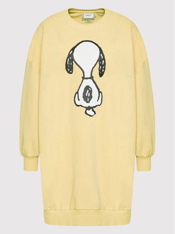 ONLY Γυναίκες Πλεκτά Φορέματα Φόρεμα υφασμάτινο Peanuts 15255748 Κίτρινο Relaxed Fit 7 ONLY Γυναίκες Πλεκτά Φορέματα Φόρεμα υφασμάτινο Peanuts 15255748 Κίτρινο Relaxed Fit - Image 5