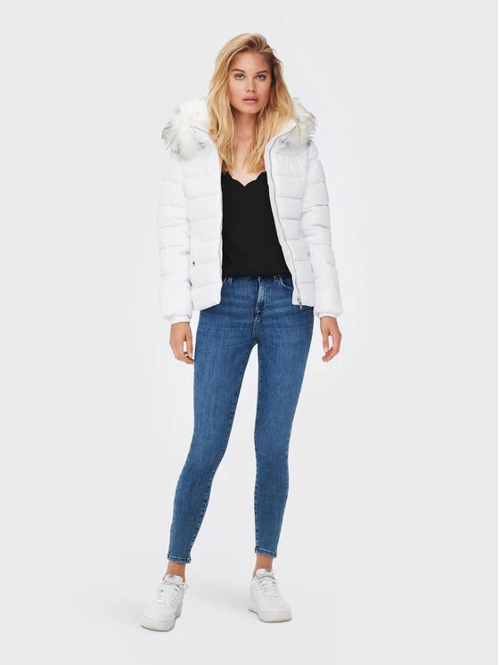 ONLY Γυναίκες Χειμωνιάτικα Μπουφάν Μπουφάν πουπουλένιο Camilla 15204607 Λευκό Regular Fit 4 ONLY Γυναίκες Χειμωνιάτικα Μπουφάν Μπουφάν πουπουλένιο Camilla 15204607 Λευκό Regular Fit - Image 2