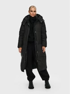 ONLY Γυναίκες Χειμωνιάτικα Μπουφάν Μπουφάν πουπουλένιο Alicia 15245630 Μαύρο Regular Fit