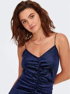 ONLY Γυναίκες Κοκτέιλ Φορέματα Φόρεμα κοκτέιλ Jiana 15278064 Σκούρο μπλε Slim Fit -Φτηνός Only Κατάστημα unnamed file 2180