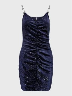 ONLY Γυναίκες Κοκτέιλ Φορέματα Φόρεμα κοκτέιλ Jiana 15278064 Σκούρο μπλε Slim Fit -Φτηνός Only Κατάστημα unnamed file 2182