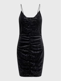 ONLY Γυναίκες Κοκτέιλ Φορέματα Φόρεμα κοκτέιλ Jiana 15278064 Μαύρο Slim Fit