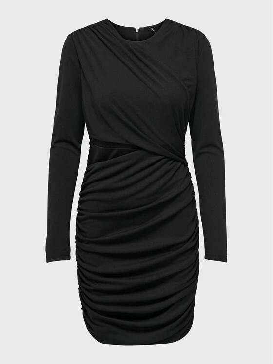 ONLY Γυναίκες Κοκτέιλ Φορέματα Φόρεμα κοκτέιλ Fox 15278003 Μαύρο Slim Fit 3 ONLY Γυναίκες Κοκτέιλ Φορέματα Φόρεμα κοκτέιλ Fox 15278003 Μαύρο Slim Fit