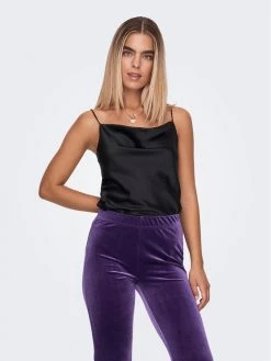 ONLY Γυναίκες Tops Τοπ Mille 15275970 Μαύρο Regular Fit