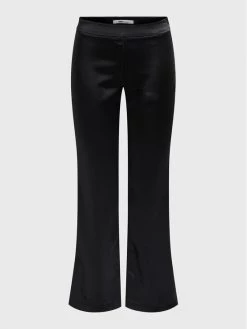 ONLY Γυναίκες Υφασμάτινα Παντελόνια Παντελόνι υφασμάτινο Paige-Mayra 15275725 Μαύρο Flare Fit