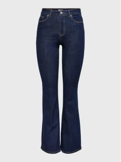 ONLY Γυναίκες Wide Leg Τζιν Wauw 15230472 Σκούρο μπλε Flare Fit -Φτηνός Only Κατάστημα unnamed file 2277