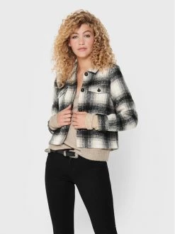 ONLY Γυναίκες Μεταβατικά Μπουφάν Μπουφάν μεταβατικό Lou 15208838 Μαύρο Regular Fit