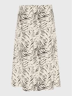 ONLY Γυναίκες Φούστα Midi Mille 15275847 Εκρού Regular Fit