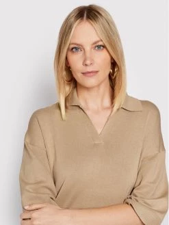 ONLY Γυναίκες Πλεκτά Φορέματα Φόρεμα υφασμάτινο Bella 15255627 Μπεζ Relaxed Fit -Φτηνός Only Κατάστημα unnamed file 2361