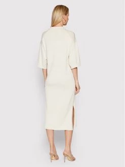 ONLY Γυναίκες Πλεκτά Φορέματα Φόρεμα υφασμάτινο Bella 15255627 Μπεζ Relaxed Fit -Φτηνός Only Κατάστημα unnamed file 2365