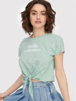 ONLY Γυναίκες T-shirts T-Shirt Lisa 15263099 Πράσινο Relaxed Fit -Φτηνός Only Κατάστημα unnamed file 2522