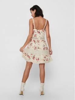 ONLY Γυναίκες Καλοκαιρινά Φορέματα Φόρεμα καλοκαιρινό Karmen 15177478 Μπεζ Regular Fit -Φτηνός Only Κατάστημα unnamed file 2532