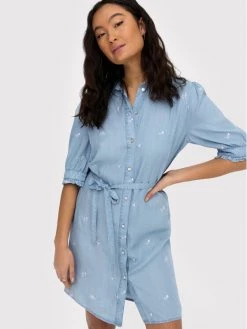 ONLY Γυναίκες Τζιν Φορέματα Φόρεμα τζιν Candice 15258997 Μπλε Regular Fit -Φτηνός Only Κατάστημα unnamed file 2562