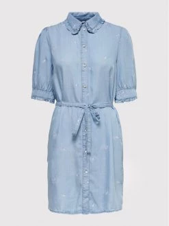 ONLY Γυναίκες Τζιν Φορέματα Φόρεμα τζιν Candice 15258997 Μπλε Regular Fit -Φτηνός Only Κατάστημα unnamed file 2563