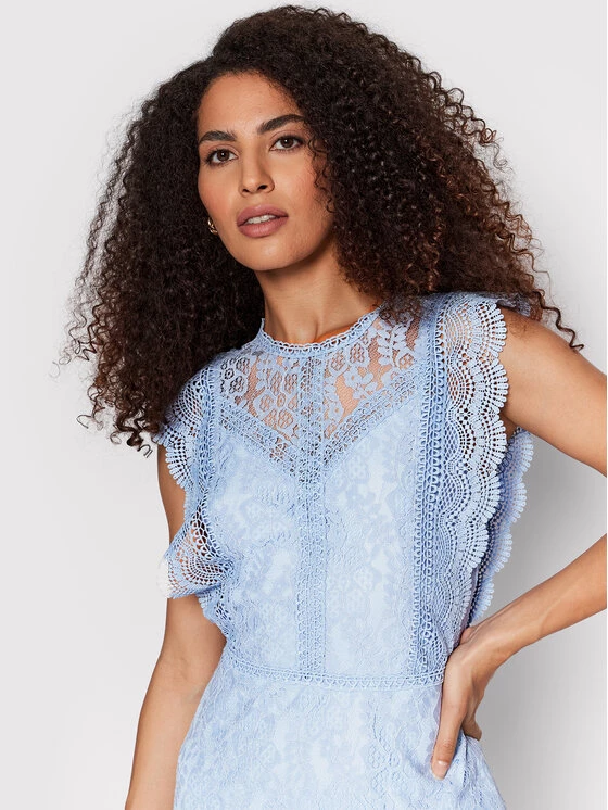 ONLY Γυναίκες Καλοκαιρινά Φορέματα Φόρεμα καλοκαιρινό New 15255736 Μπλε Regular Fit 6 ONLY Γυναίκες Καλοκαιρινά Φορέματα Φόρεμα καλοκαιρινό New 15255736 Μπλε Regular Fit - Image 4