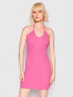 ONLY Γυναίκες Καλοκαιρινά Φορέματα Φόρεμα καλοκαιρινό Nessa 15261103 Ροζ Slim Fit