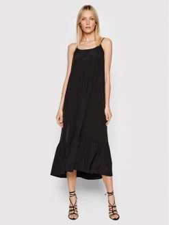 ONLY Γυναίκες Καλοκαιρινά Φορέματα Φόρεμα καλοκαιρινό Missy 15260401 Μαύρο Loose Fit