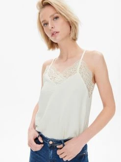ONLY Γυναίκες Tops Τοπ Mette 15260194 Μπεζ Regular Fit -Φτηνός Only Κατάστημα unnamed file 2669