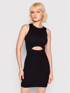 ONLY Γυναίκες Καθημερινά Φορέματα Φόρεμα καθημερινό Gwen 15260324 Μαύρο Slim Fit