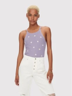 ONLY Γυναίκες Tops Τοπ Daisy 15256558 Μωβ Slim Fit