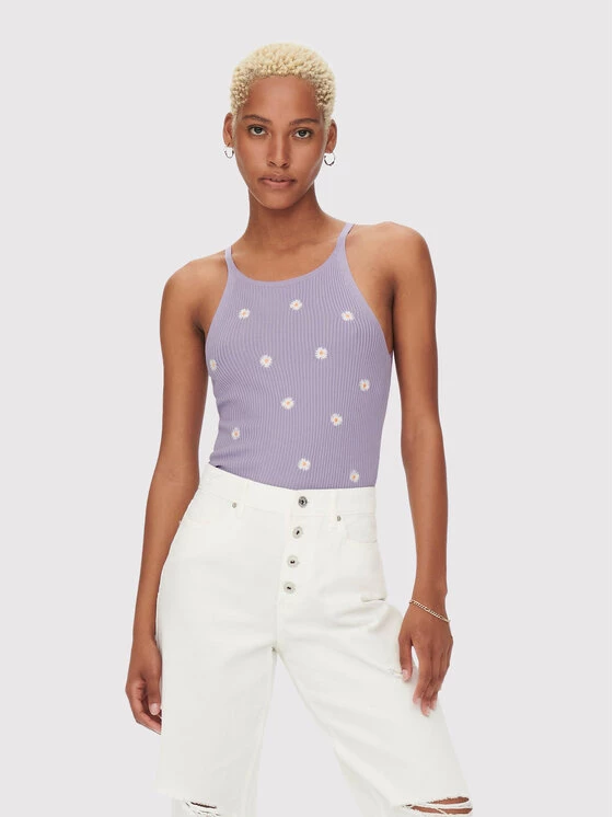 ONLY Γυναίκες Tops Τοπ Daisy 15256558 Μωβ Slim Fit 3 ONLY Γυναίκες Tops Τοπ Daisy 15256558 Μωβ Slim Fit