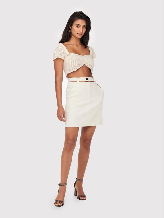 ONLY Γυναίκες Tops Τοπ Summer 15256564 Μπεζ Regular Fit 4 ONLY Γυναίκες Tops Τοπ Summer 15256564 Μπεζ Regular Fit - Image 2