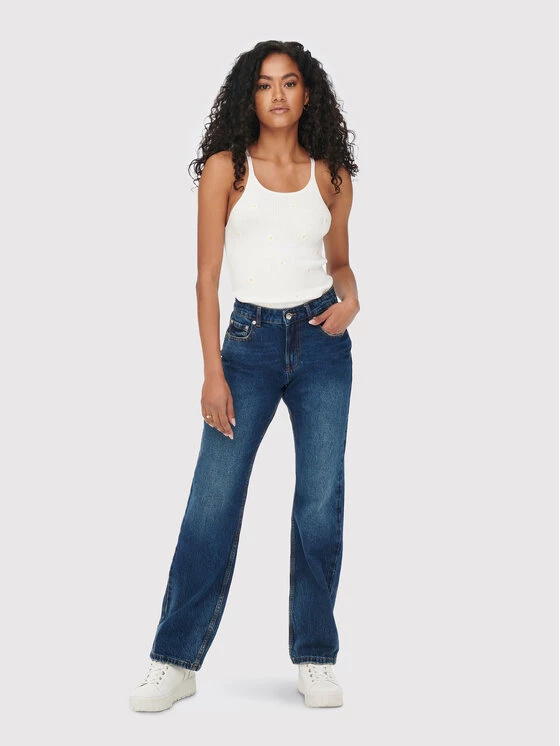 ONLY Γυναίκες Tops Τοπ Daisy 15256558 Λευκό Slim Fit 4 ONLY Γυναίκες Tops Τοπ Daisy 15256558 Λευκό Slim Fit - Image 2