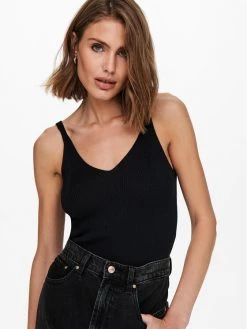 ONLY Γυναίκες Tops Τοπ Lina 15207059 Μαύρο Slim Fit -Φτηνός Only Κατάστημα unnamed file 2828