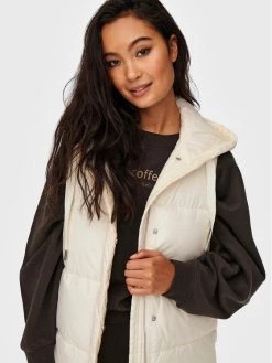 ONLY Γυναίκες Γιλέκα Γιλέκο Newasta 15230642 Εκρού Regular Fit -Φτηνός Only Κατάστημα unnamed file 284