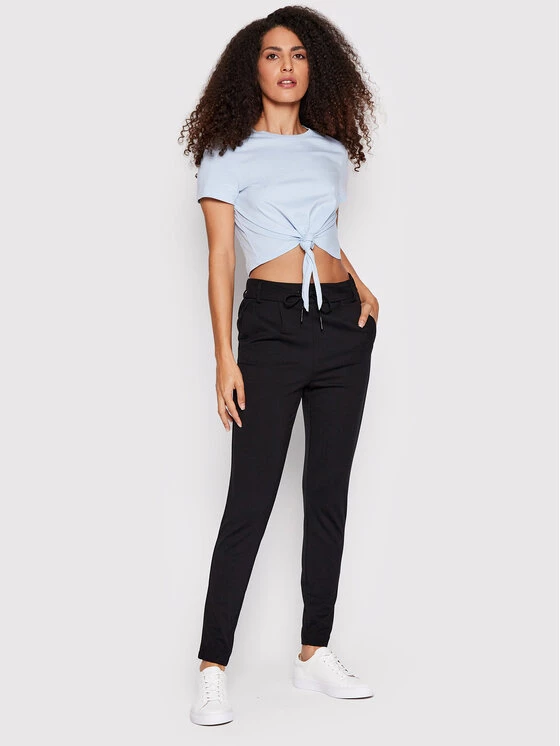 ONLY Γυναίκες Υφασμάτινα Παντελόνια Παντελόνι υφασμάτινο Poptrash 15115847 Μαύρο Regular Fit 4 ONLY Γυναίκες Υφασμάτινα Παντελόνια Παντελόνι υφασμάτινο Poptrash 15115847 Μαύρο Regular Fit - Image 2