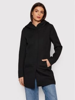 ONLY Γυναίκες Μεταβατικά Παλτά Παλτό μεταβατικό Sedona 15142911 Μαύρο Regular Fit