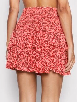 ONLY Γυναίκες Φούστα Mini Nova 15264948 Κόκκινο Regular Fit -Φτηνός Only Κατάστημα unnamed file 2913