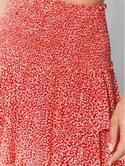 ONLY Γυναίκες Φούστα Mini Nova 15264948 Κόκκινο Regular Fit -Φτηνός Only Κατάστημα unnamed file 2914