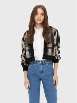 ONLY Γυναίκες Ζακέτες Ζακέτα Kelly 15260251 Μαύρο Relaxed Fit