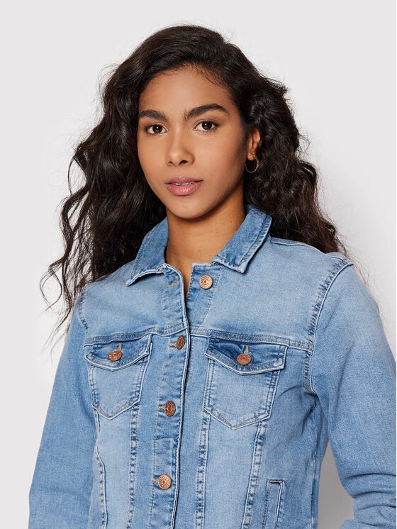 ONLY Γυναίκες Τζιν Μπουφάν Τζιν μπουφάν Tia 15177241 Μπλε Regular Fit 6 ONLY Γυναίκες Τζιν Μπουφάν Τζιν μπουφάν Tia 15177241 Μπλε Regular Fit - Image 4