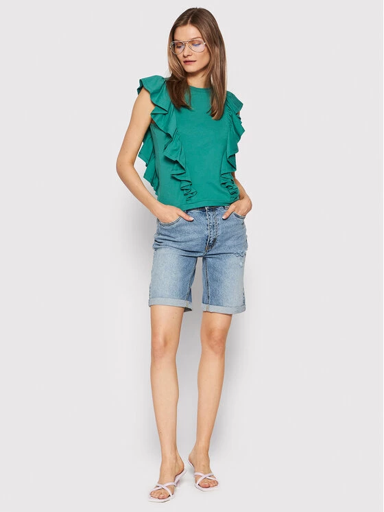 ONLY Γυναίκες Μπλουζάκια Μπλουζάκι Mara 15257785 Πράσινο Regular Fit 4 ONLY Γυναίκες Μπλουζάκια Μπλουζάκι Mara 15257785 Πράσινο Regular Fit - Image 2