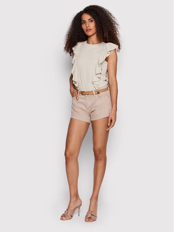 ONLY Γυναίκες Μπλουζάκια Μπλουζάκι Mara 15257785 Μπεζ Regular Fit 4 ONLY Γυναίκες Μπλουζάκια Μπλουζάκι Mara 15257785 Μπεζ Regular Fit - Image 2