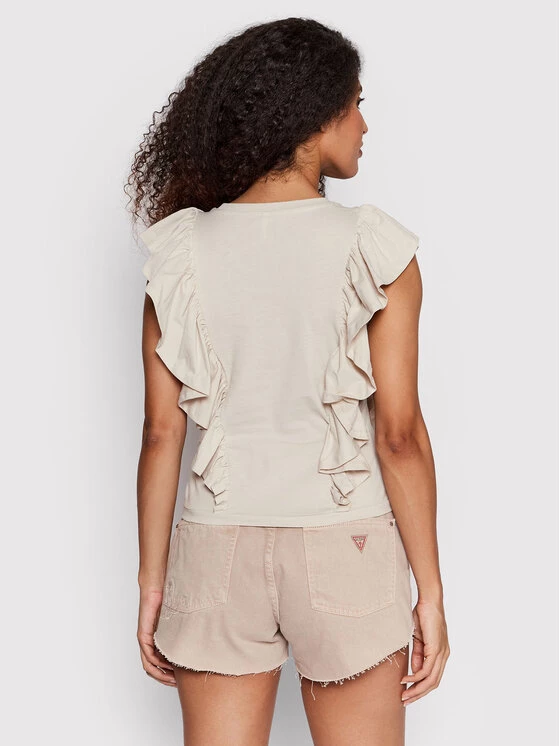 ONLY Γυναίκες Μπλουζάκια Μπλουζάκι Mara 15257785 Μπεζ Regular Fit 5 ONLY Γυναίκες Μπλουζάκια Μπλουζάκι Mara 15257785 Μπεζ Regular Fit - Image 3