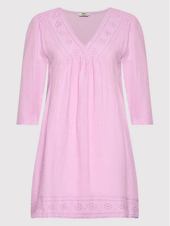 ONLY Γυναίκες Καλοκαιρινά Φορέματα Φόρεμα καλοκαιρινό Thyra 15257698 Μωβ Relaxed Fit 7 ONLY Γυναίκες Καλοκαιρινά Φορέματα Φόρεμα καλοκαιρινό Thyra 15257698 Μωβ Relaxed Fit - Image 5