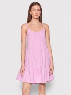 ONLY Γυναίκες Καλοκαιρινά Φορέματα Φόρεμα καλοκαιρινό Thyra 15257656 Μωβ Relaxed Fit