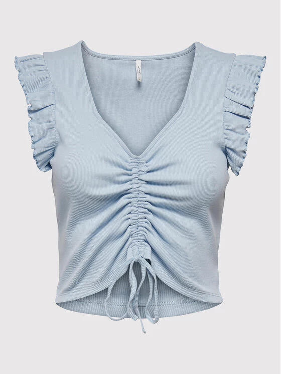 ONLY Γυναίκες Tops Τοπ Laila 15257542 Μπλε Slim Fit 3 ONLY Γυναίκες Tops Τοπ Laila 15257542 Μπλε Slim Fit