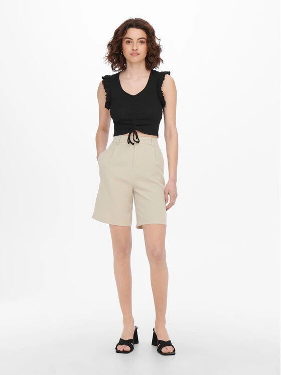 ONLY Γυναίκες Tops Τοπ Laila 15257542 Μαύρο Slim Fit 4 ONLY Γυναίκες Tops Τοπ Laila 15257542 Μαύρο Slim Fit - Image 2