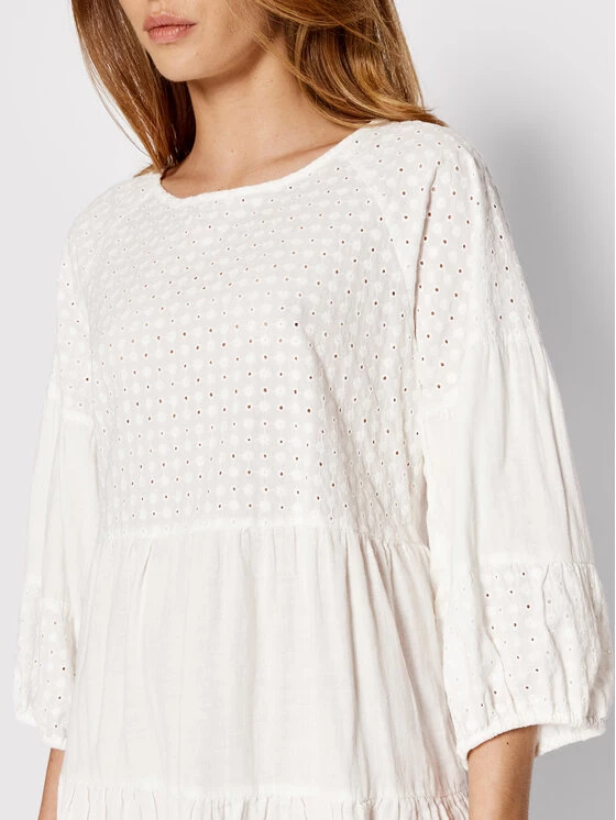 ONLY Γυναίκες Καθημερινά Φορέματα Φόρεμα καθημερινό Drue 15257500 Λευκό Regular Fit 6 ONLY Γυναίκες Καθημερινά Φορέματα Φόρεμα καθημερινό Drue 15257500 Λευκό Regular Fit - Image 4