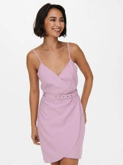 ONLY Γυναίκες Καλοκαιρινά Φορέματα Φόρεμα καλοκαιρινό Berry 15257455 Ροζ Regular Fit -Φτηνός Only Κατάστημα unnamed file 3236