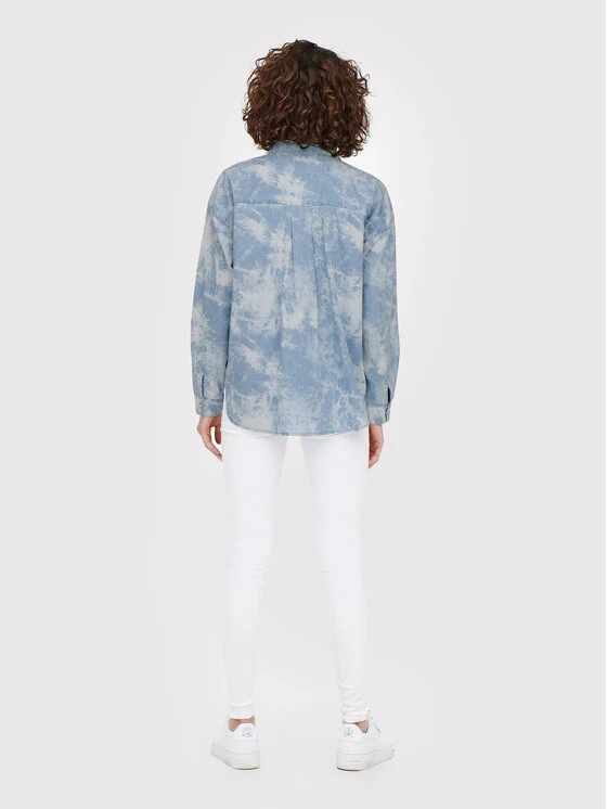 ONLY Γυναίκες Casual Πουκάμισα Πουκάμισο Averie 15257026 Μπλε Regular Fit 4 ONLY Γυναίκες Casual Πουκάμισα Πουκάμισο Averie 15257026 Μπλε Regular Fit - Image 2